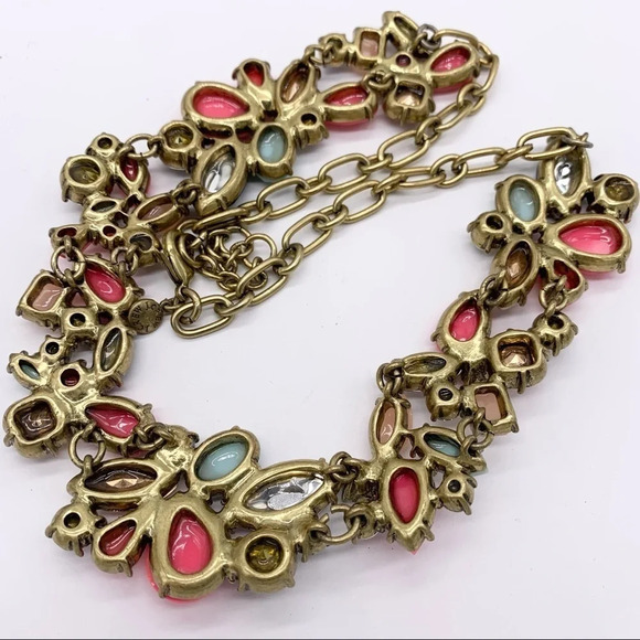 J. Crew Pink & Blue Jeweled Necklace - Picture 4 of 4